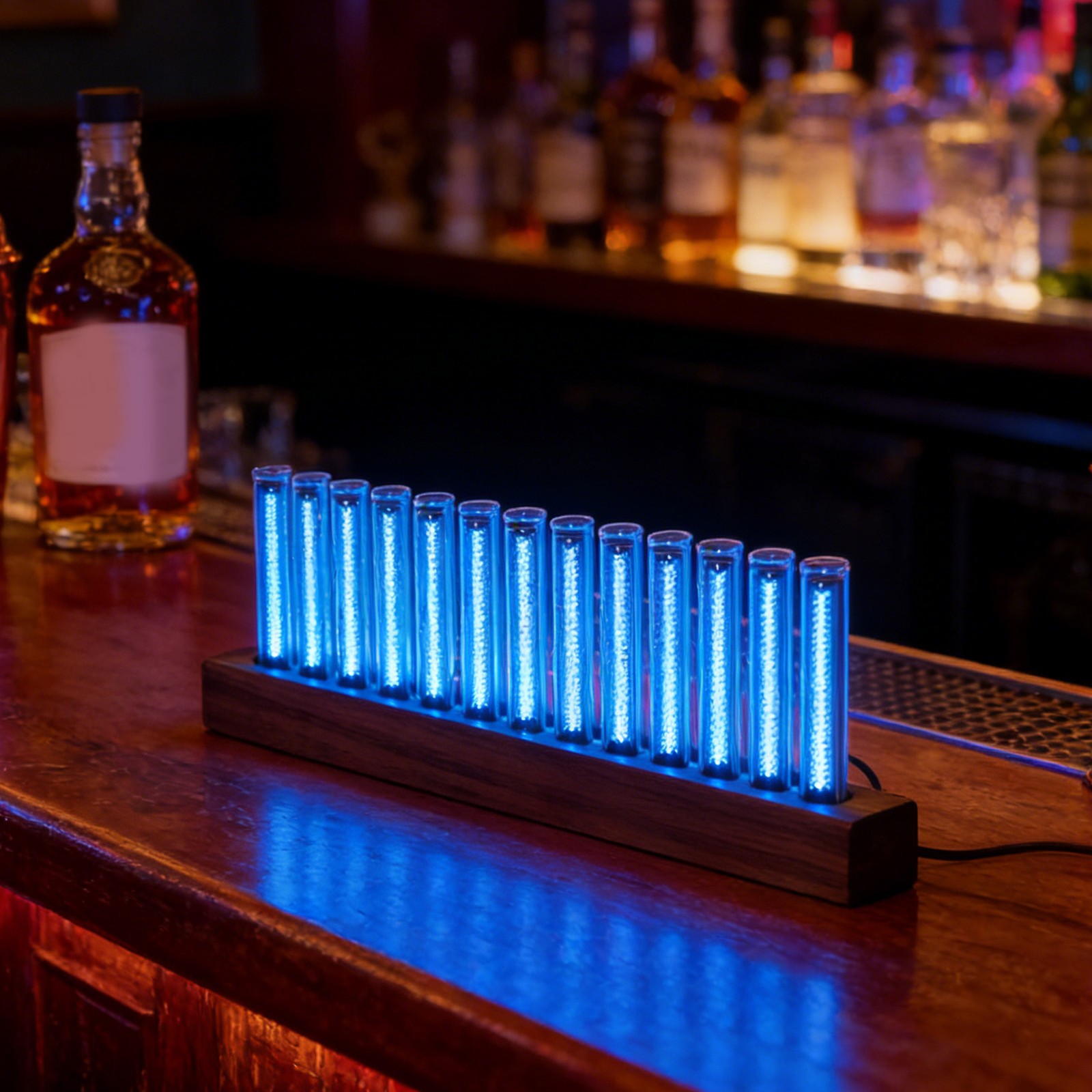 1 LED Music Spectrum Display With Adjustable Brightness For Home Use