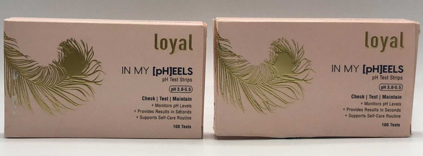2PK Loyal In My {pH}EELES pH 3.0 - 5.5 Test ~ 10 Strips Each ~ FAST SHIP~ READ