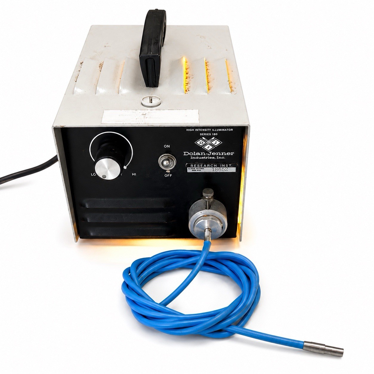 Dolan-Jenner Fiber-Lite Series 180 Fiber Optic Illuminator w/ Light Guide Tested