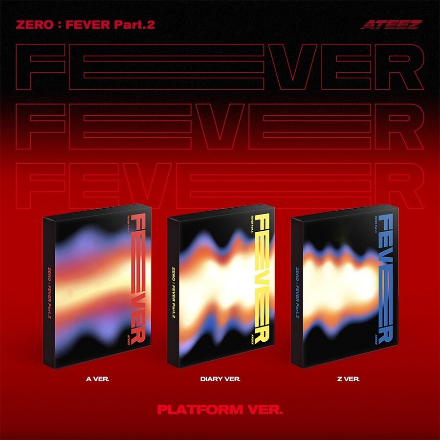 ATEEZ [ZERO : FEVER PART.2] Album PLATFORM Ver/QR+2 Photo Card+8 Image Card+GIFT