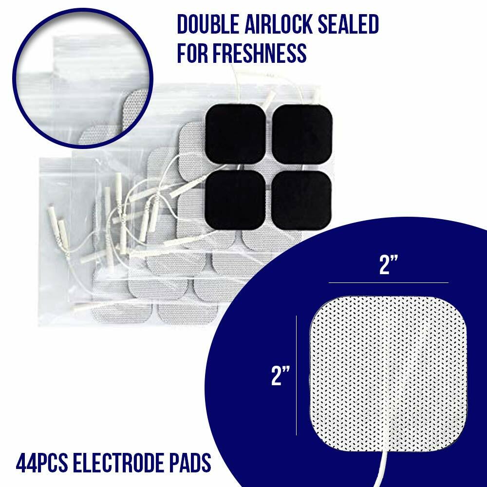40PCS Replacement Te*s Electrode Pads E.MS For Intensity Twin Stim III Unit BULK