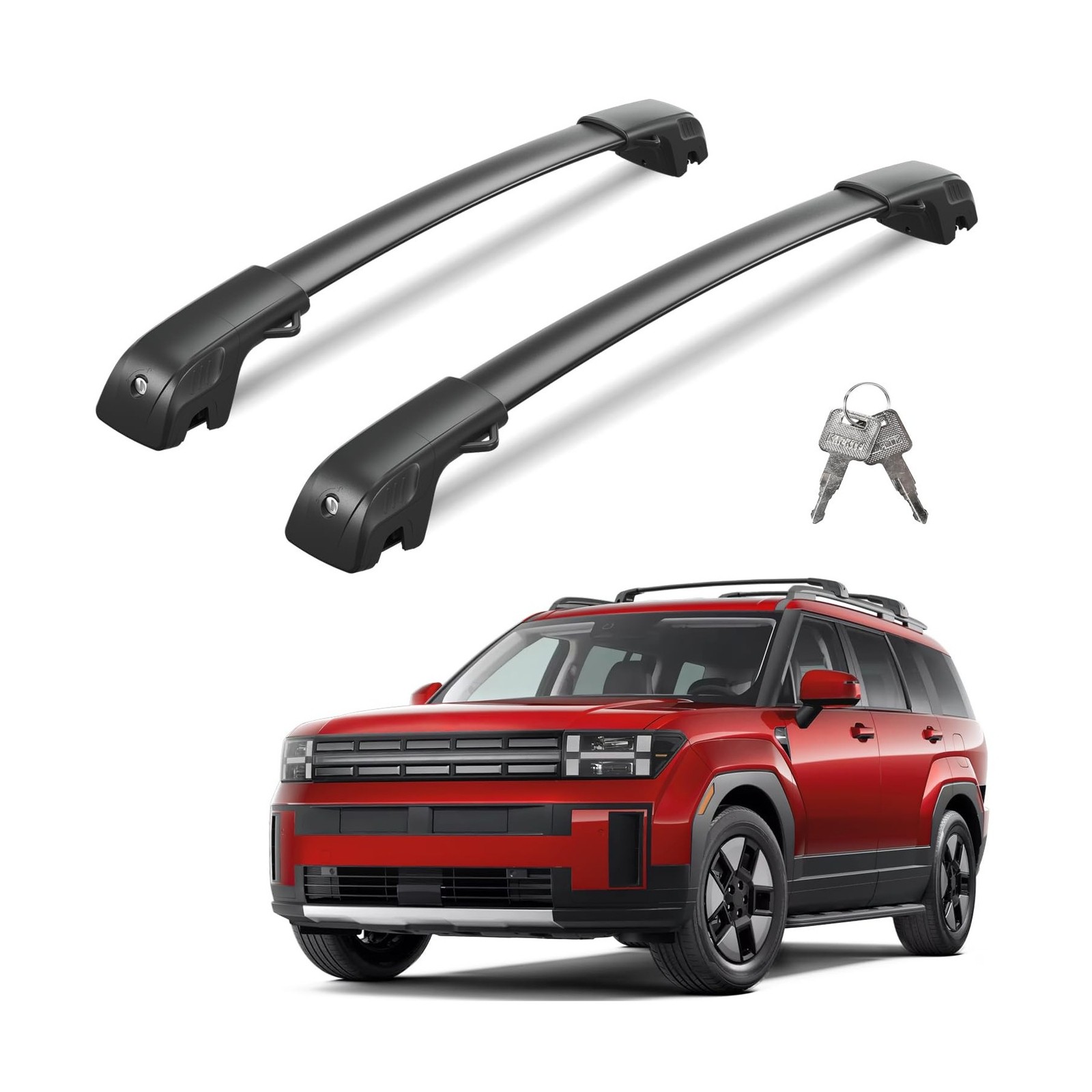 Wonderdriver 300lbs Roof Rack Cross Bars for 2024-2026 Hyundai Santa Fe | Hea...