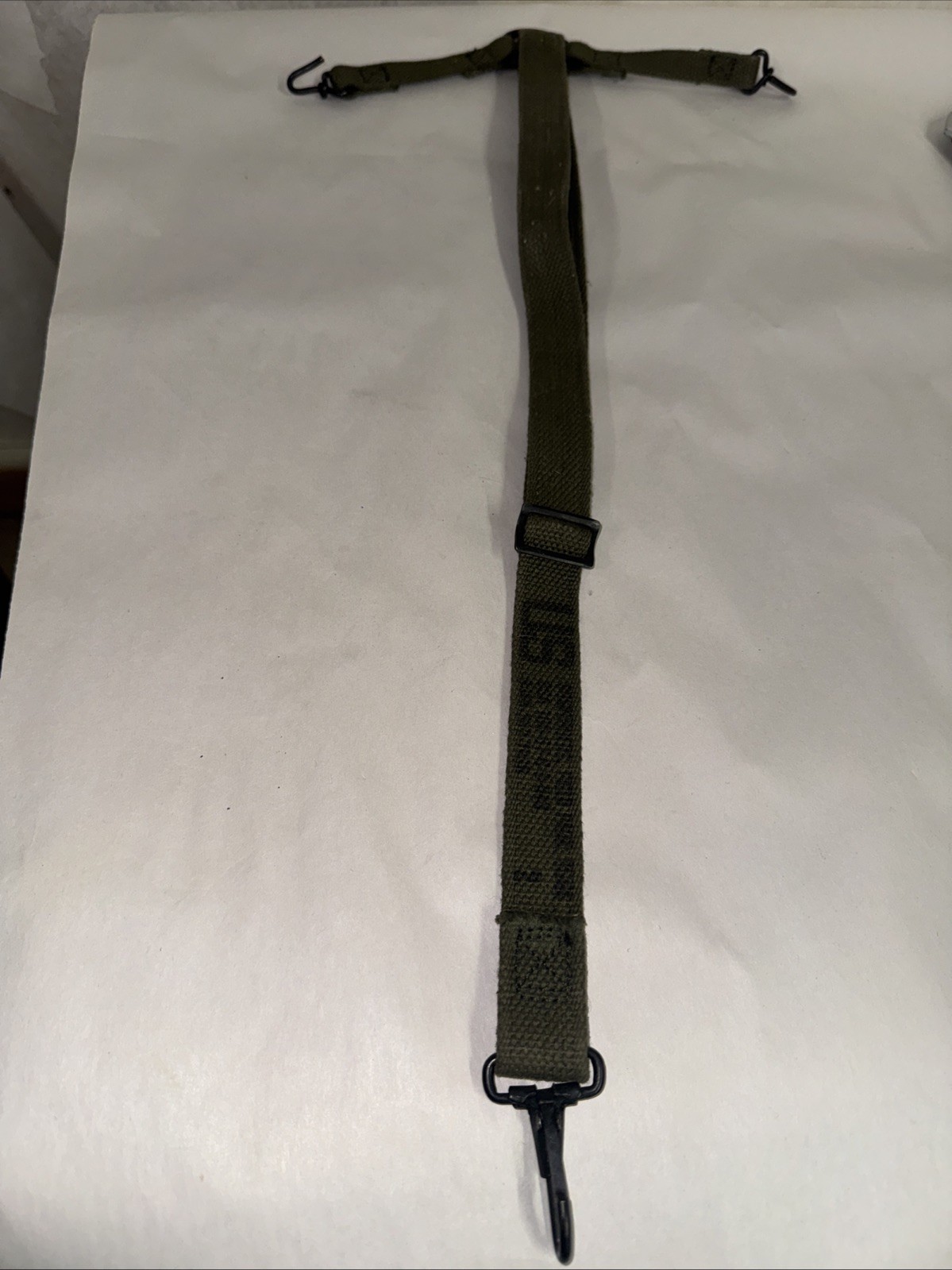 USGI M1956 Field Gear Suspender Strap OD Green Webbing LBE Vietnam Era
