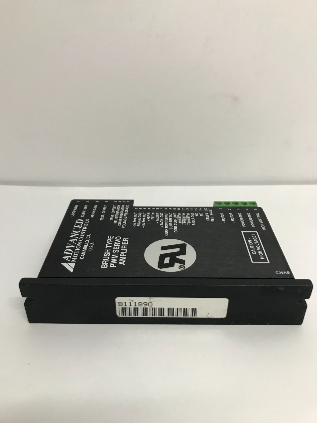 Advanced Motor Controls PWM Servo Amplifier 25A8E - Used