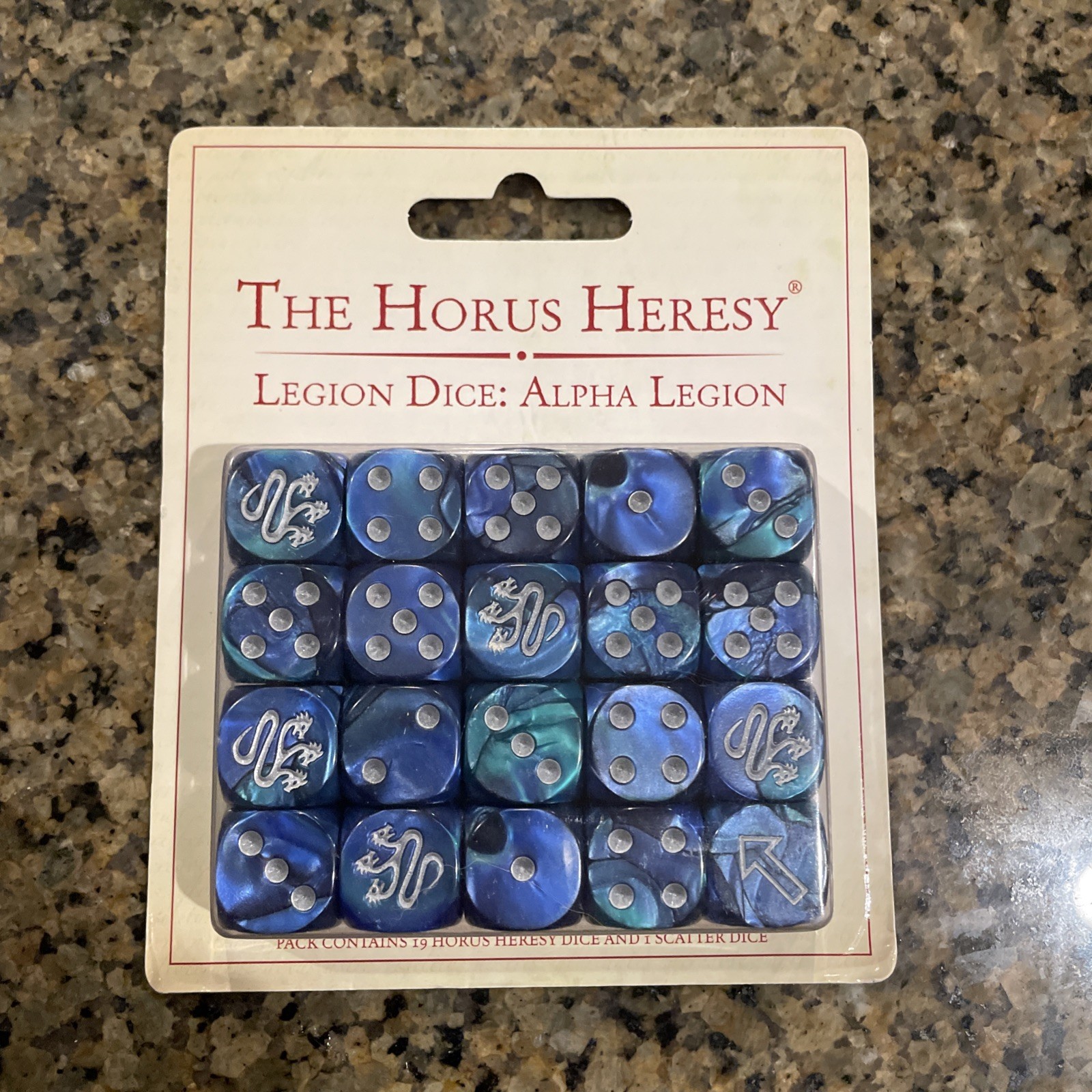 Horus Heresy: Legion Dice - Alpha Legion NIB, sealed, NIB, OOP, rare