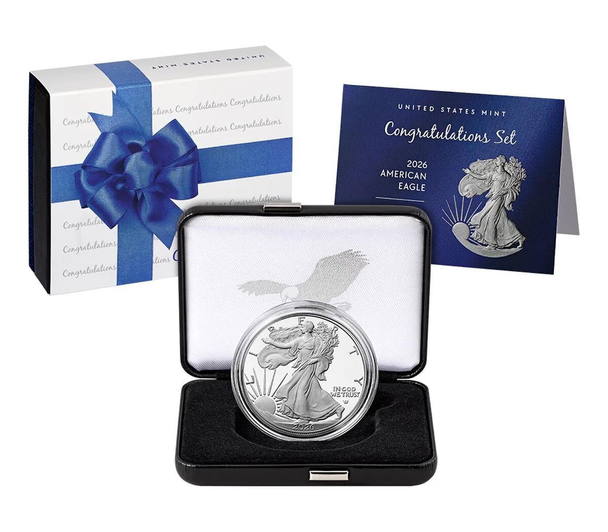 Congratulations Set 2026 American Eagle Coins Philadelphia (P) 26RF SEALED