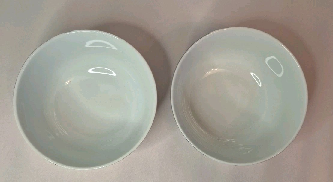 Mickey Mouse Bowl Bundle x 2 Ceramic 6" / 15cm Pink & Grey Disney Cereal Bowls