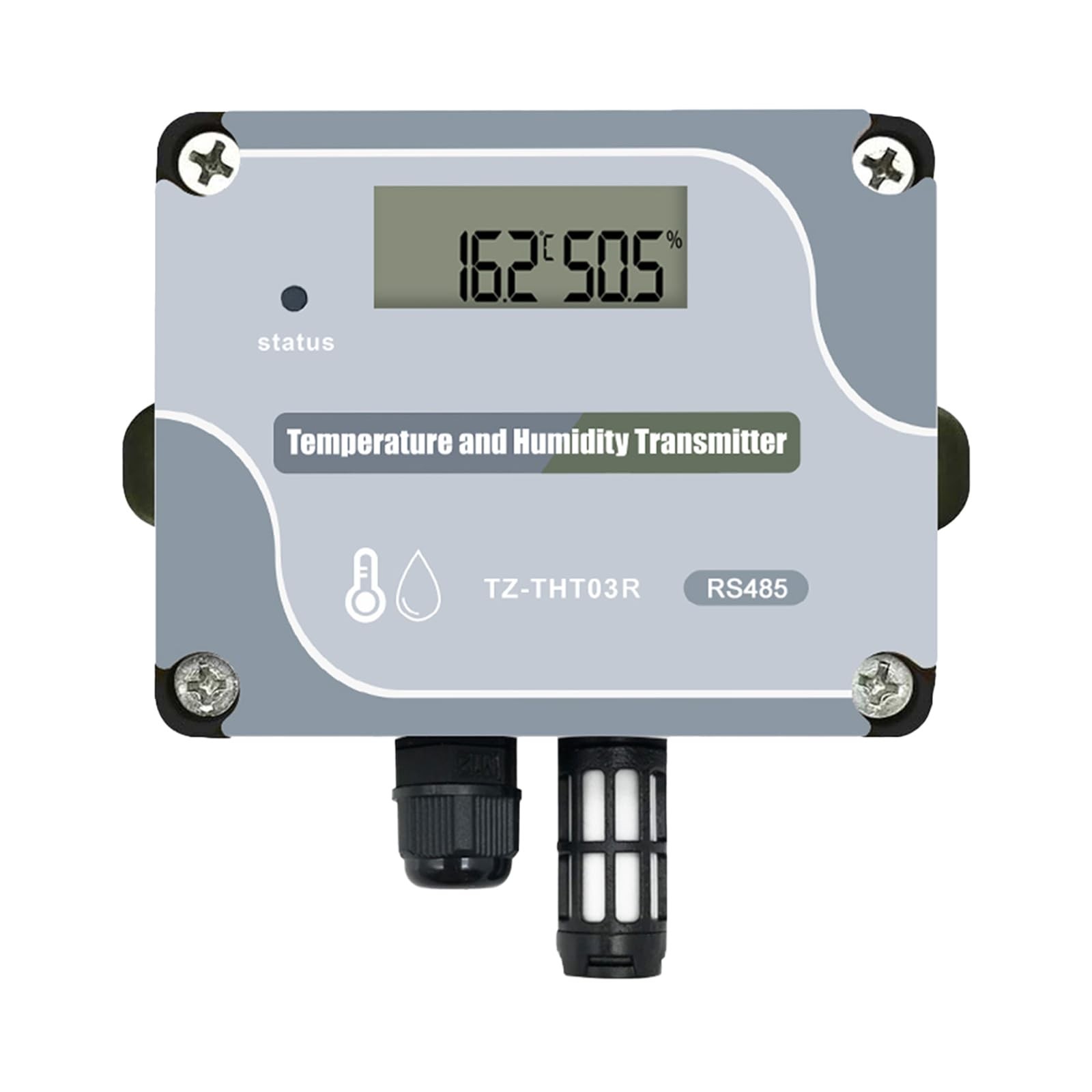 Tzone RS485 Temperature Humidity Sensor Modbus RTU Temp Sensor Digital Indust...