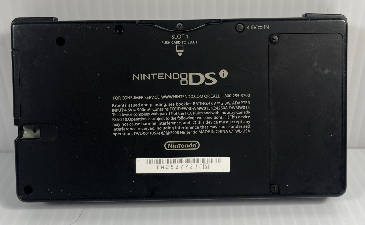 For Repair! Nintendo DSI Black Handheld Console Screen issues!Tested works.