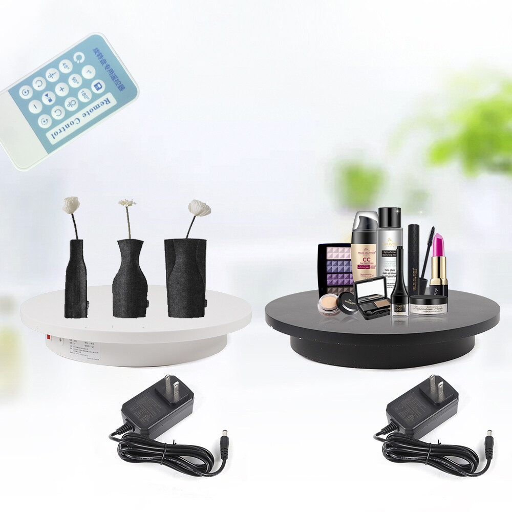 40cm Remote Control 2 Way Electric Turntable 360° Display Stand Base Rotating US