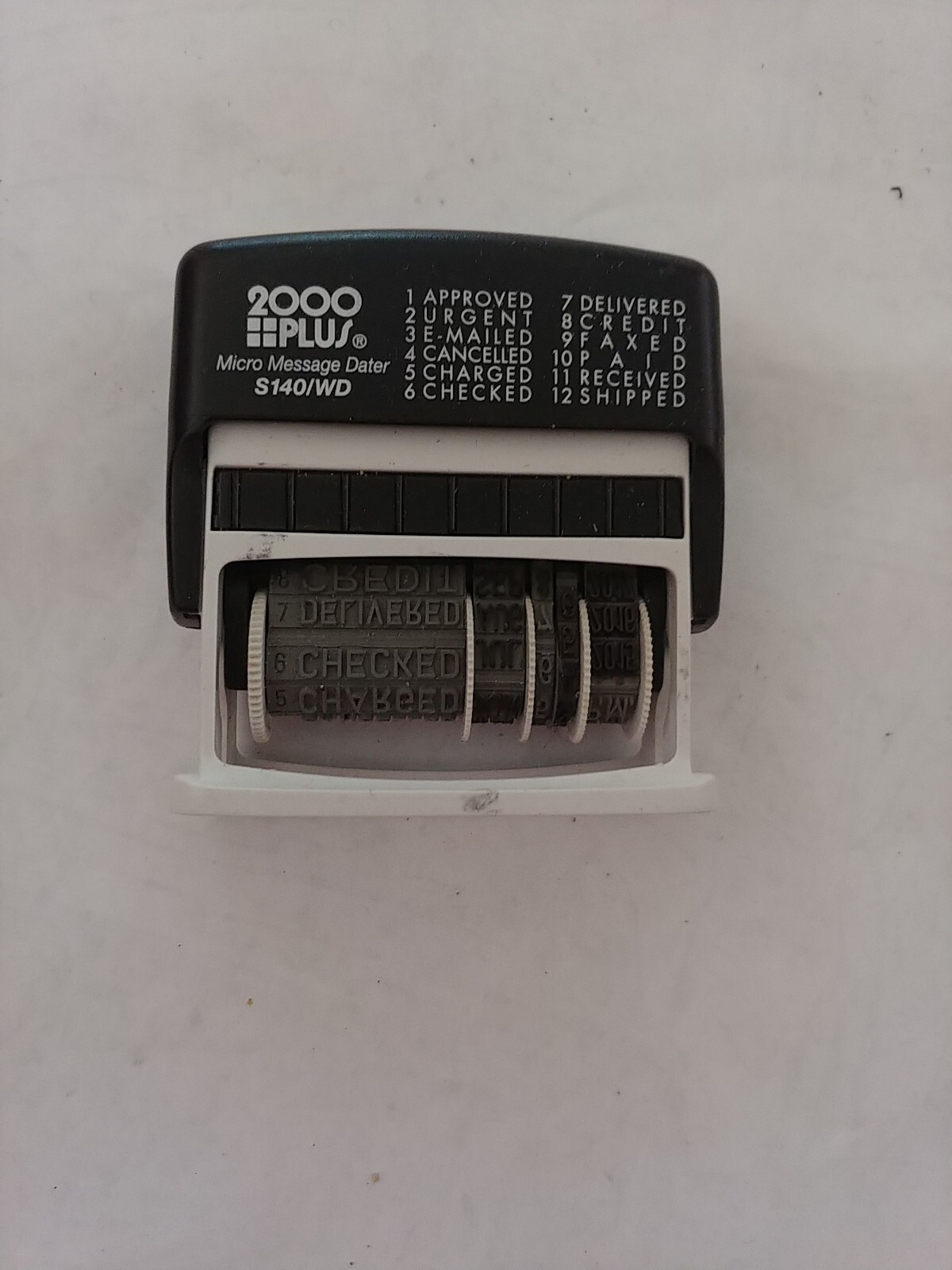 Cosco 2000 PLUS Micro Message Dater, Plastic, Self-Inking (COS011) Outdated