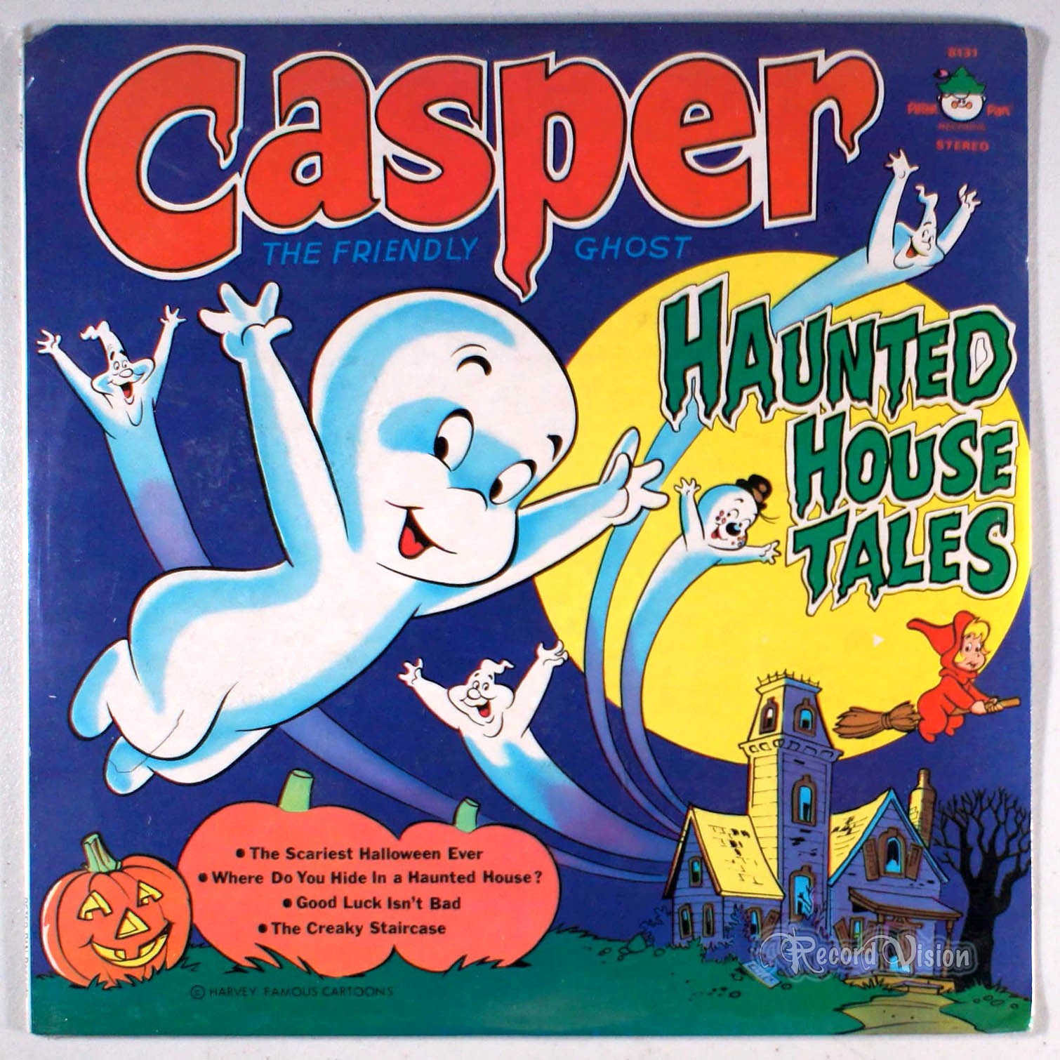 Casper - Haunted House Tales (1973) [SEALED] Vinyl LP • Halloween Friendly Ghost
