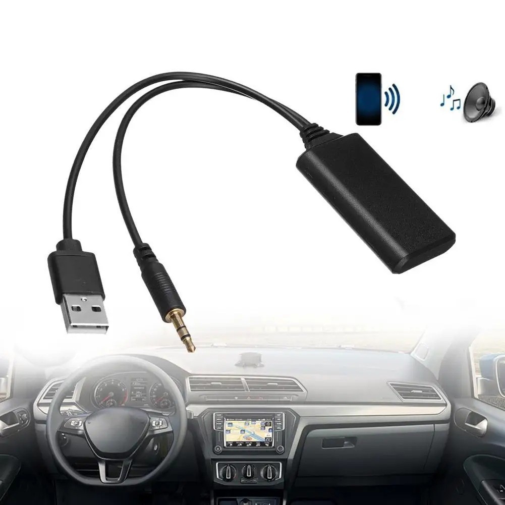 2 In 1 USB Bluetooth 5.0 Transmitter Receiver Adapter Wireless For PC Car Kit