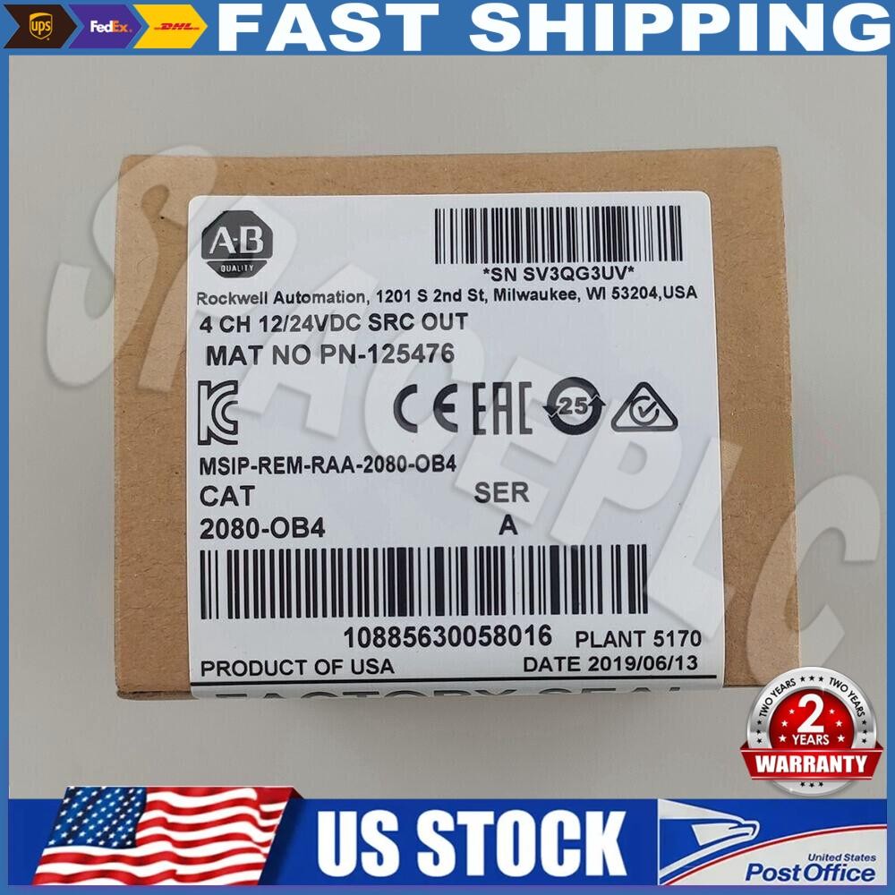 2080-OB4 AB Micro800 4 Point Source Output Spot Goods Brand New in Box!