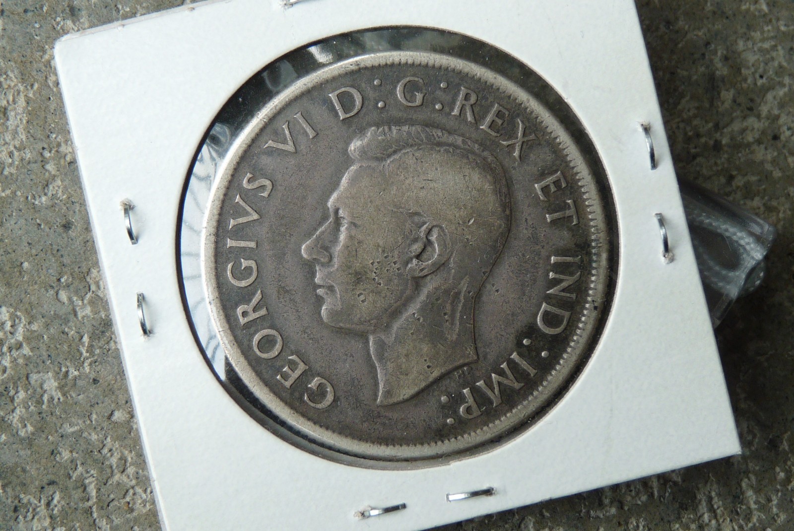 1937 Canada silver dollar $1, lowball