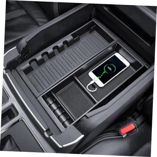 Center Console Organizer Compatible with 2015-2020 Ford F150 Accessories