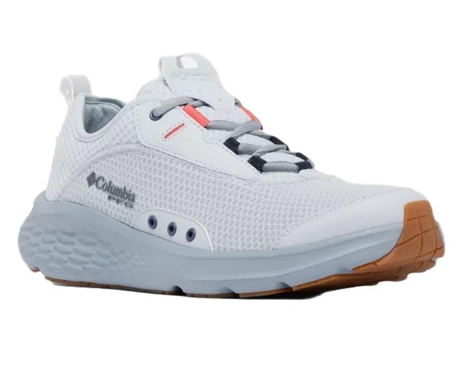 NIB COLUMBIA 2063101-031 MEN CASTBACK PFG OMNI MAX GRAY/SUMMIT RED WATER SHOES