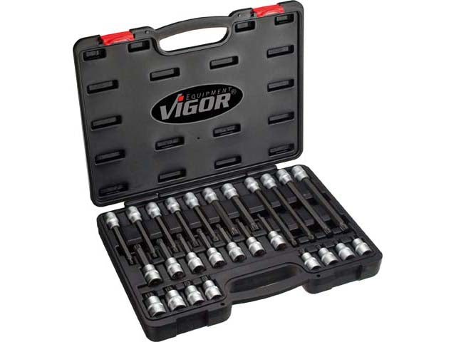 Porsche Triple Square Screwdriver Bit Extension Set - 1/2" Drive V1918--Vig