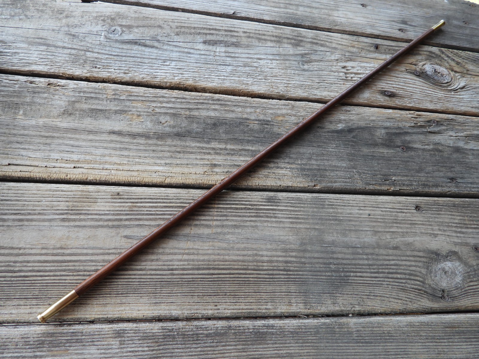 Lyman Trade Rifle Hickory Ramrod W/Brass Ends 3/8" X 28-3/4"