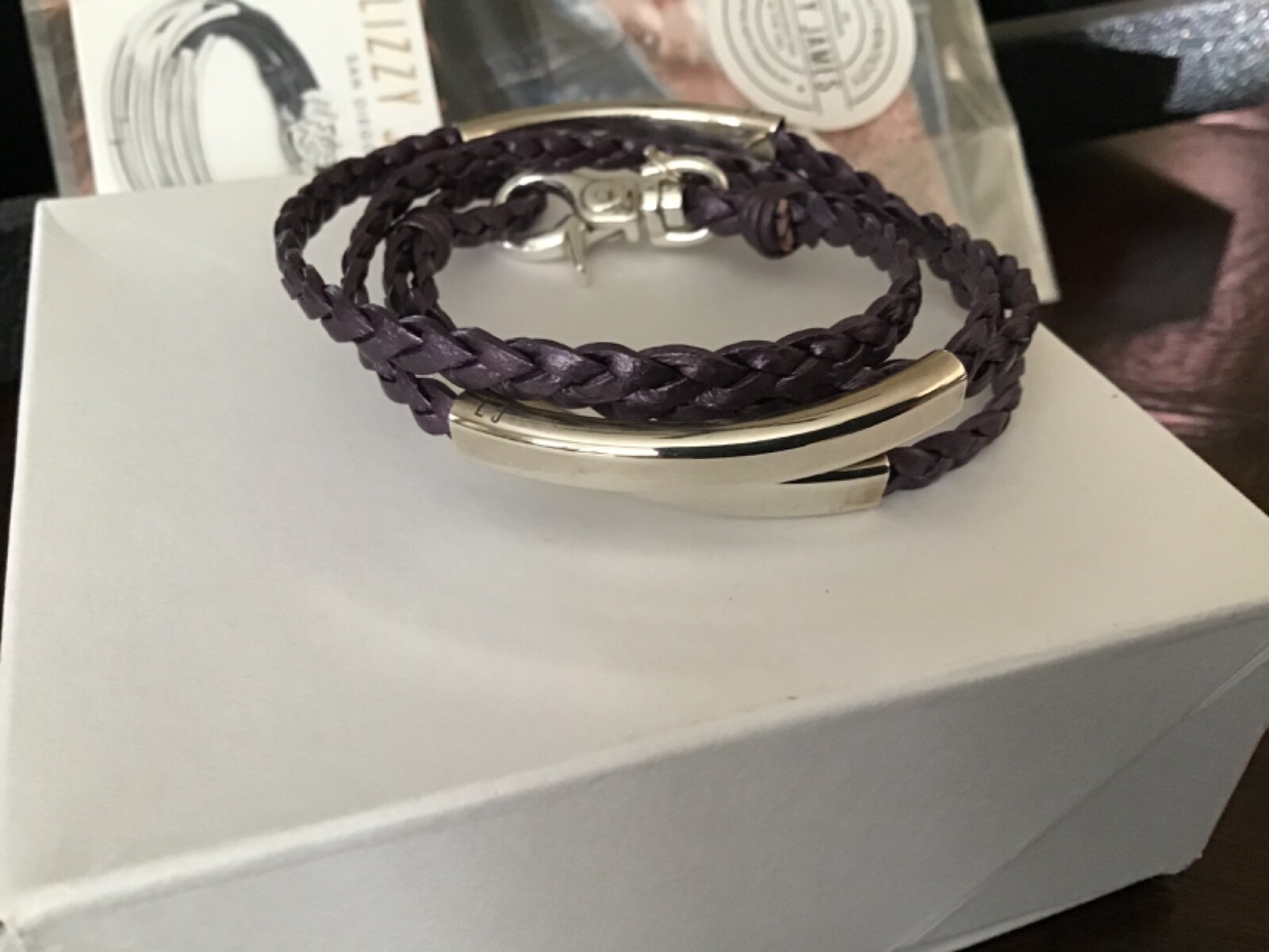 NWT Lizzy James Sterling Silver Mini Harmony Bracelet size Medium 