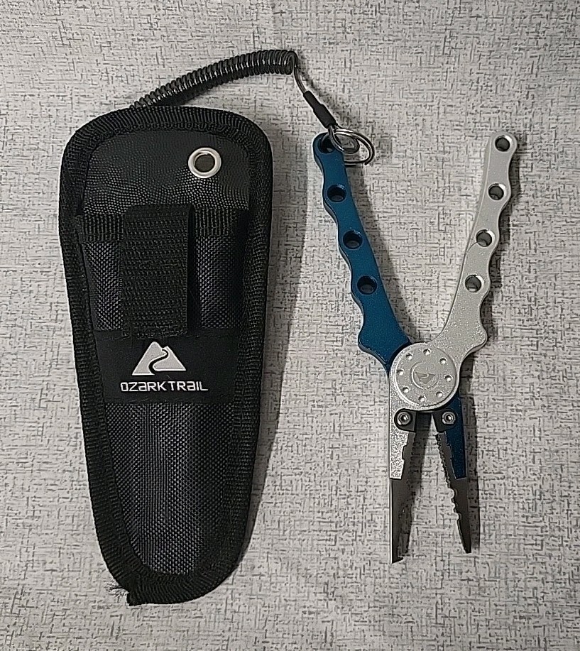 Ozark Trail 7" Stainless Steel Fishing Pliers W/ Sheath – Durable, Outdoor Gear