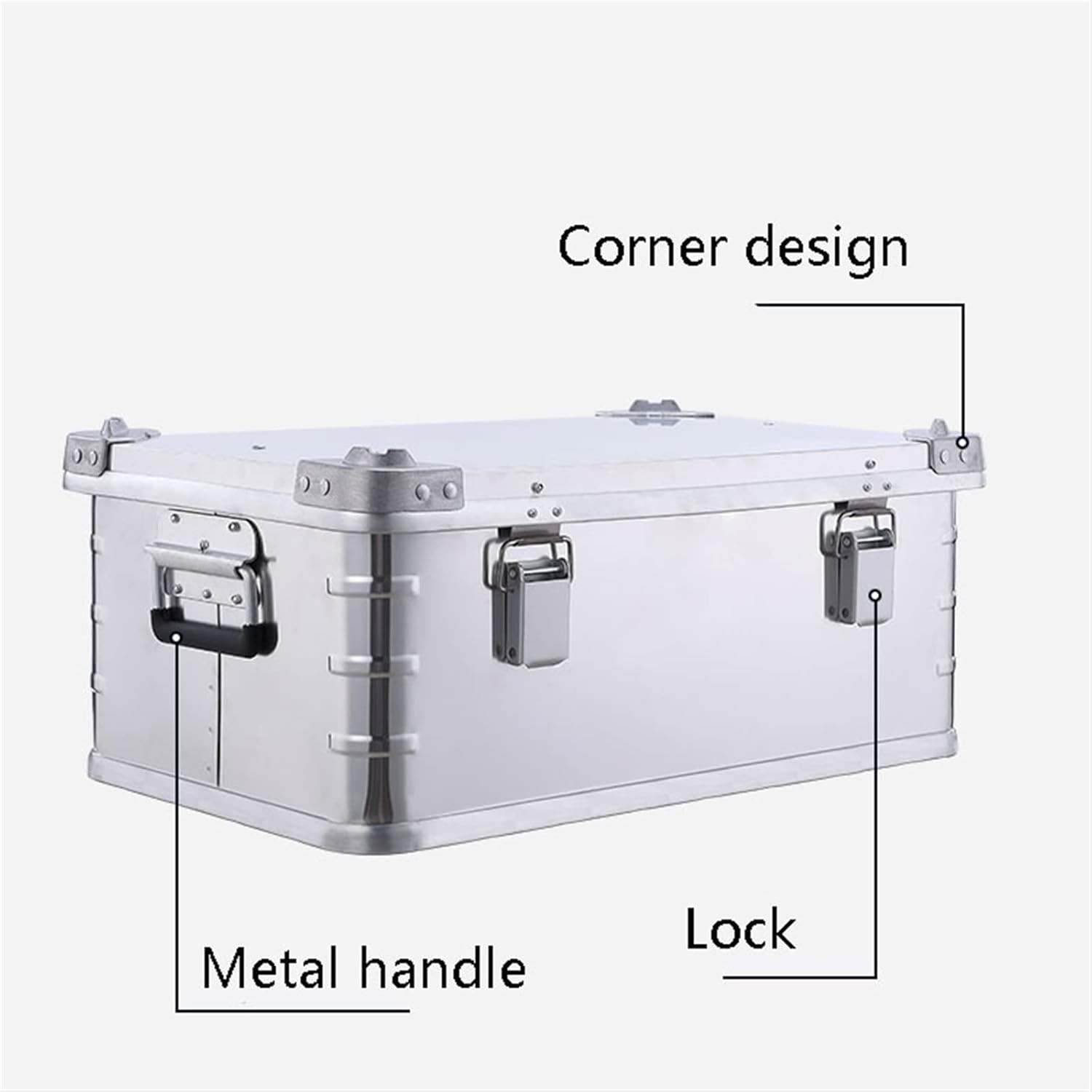 Tool Storage Tool Storage Box Portable Aluminum Tool Box Compact Hard Case Tool