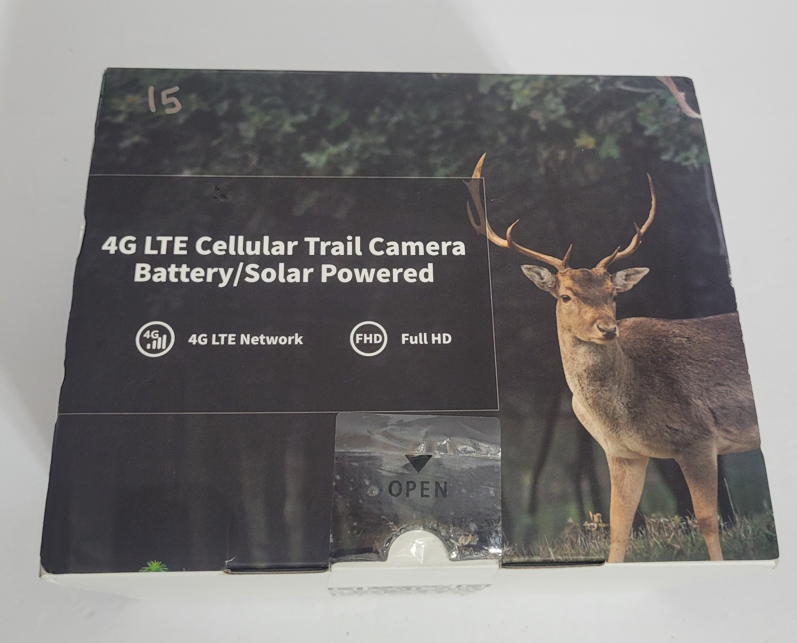 SEHMUA 4G LTE Cellular Trail Camera Solar Powered Full HD Hunting Game Cam NIB