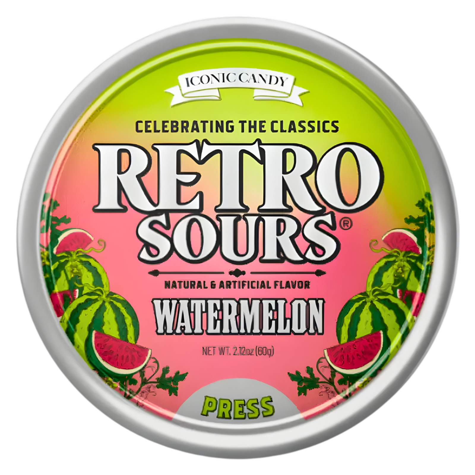 Retro Sour Watermelon Candy Bulk Sweet & Tangy Hard Candy