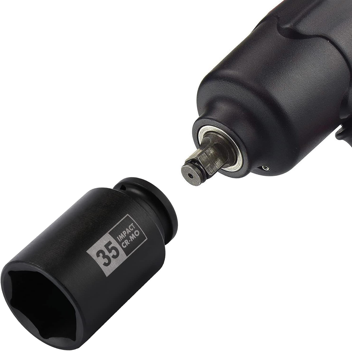 9PCS 1/2 Inch Drive Deep Impact Socket Set, 29-38MM, Spindle Axle Nut S