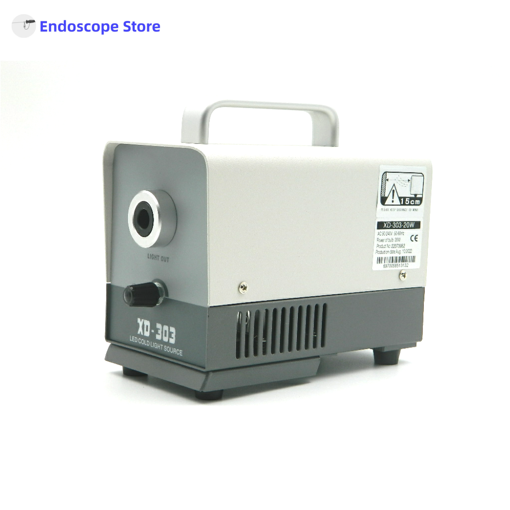 Mini Medical LED Endoscope Handheld Cold Light Source Match WOLF Customized