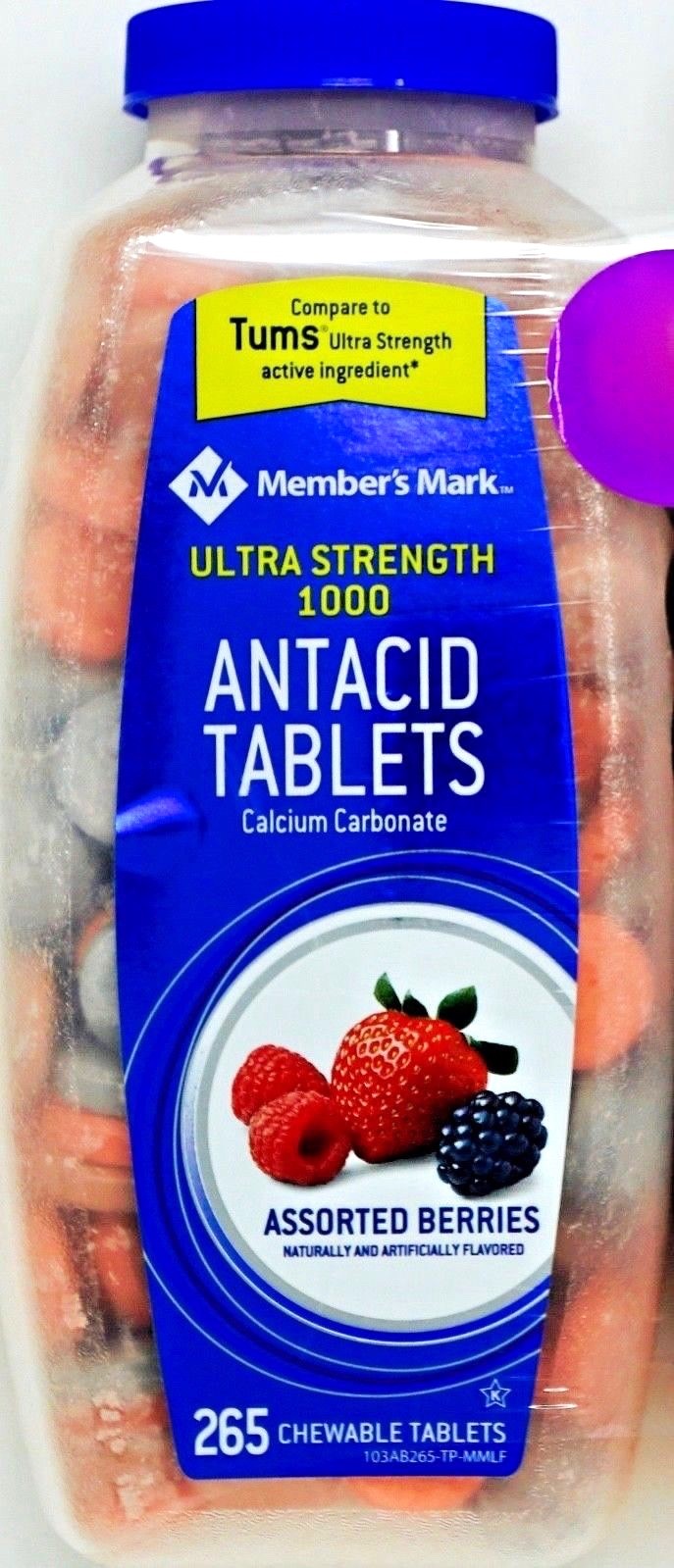Member's Mark Ultra Strength 1000 Antacid Chewable Tablets