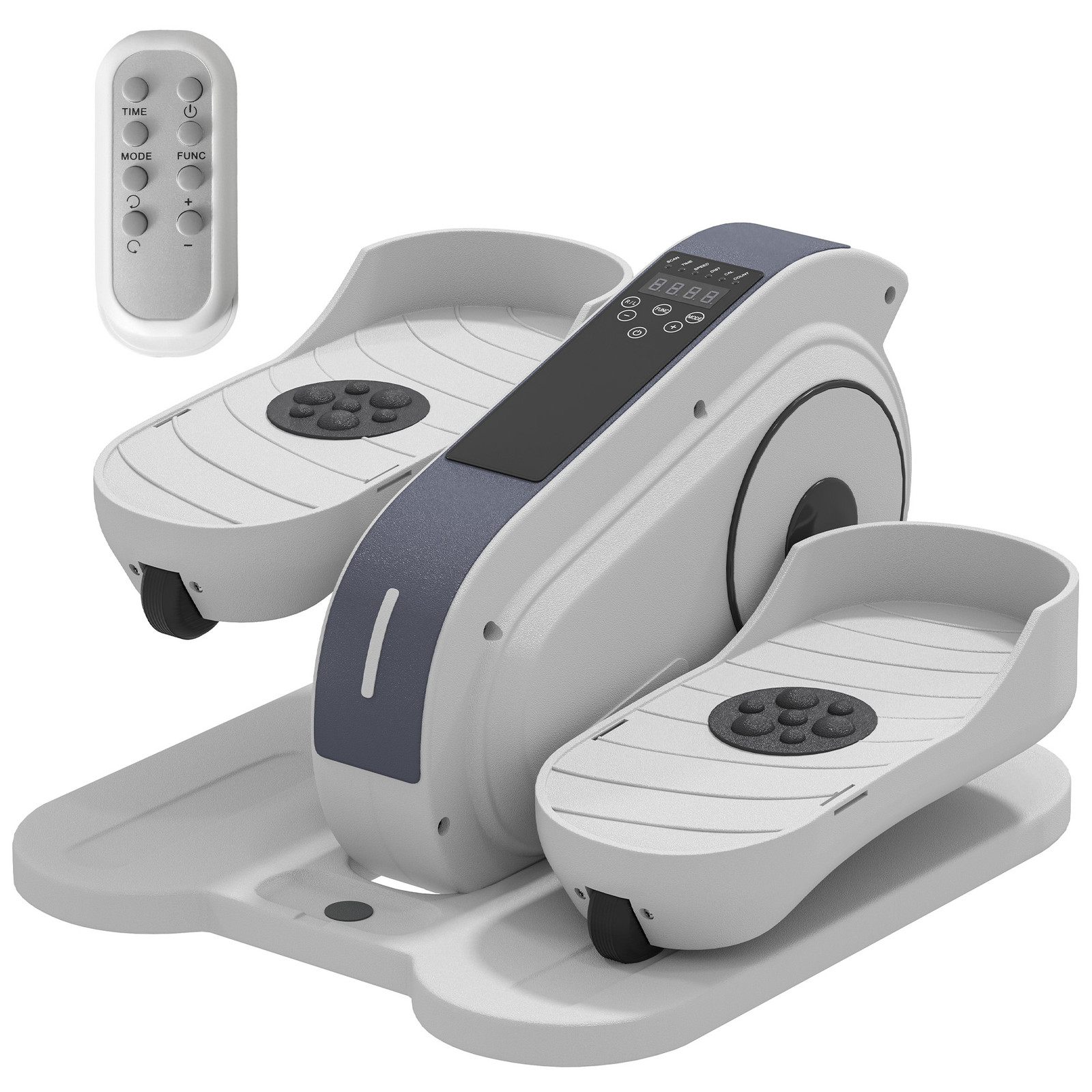 Soozier Under Desk Elliptical Machine with Remote Control, 10 Speeds