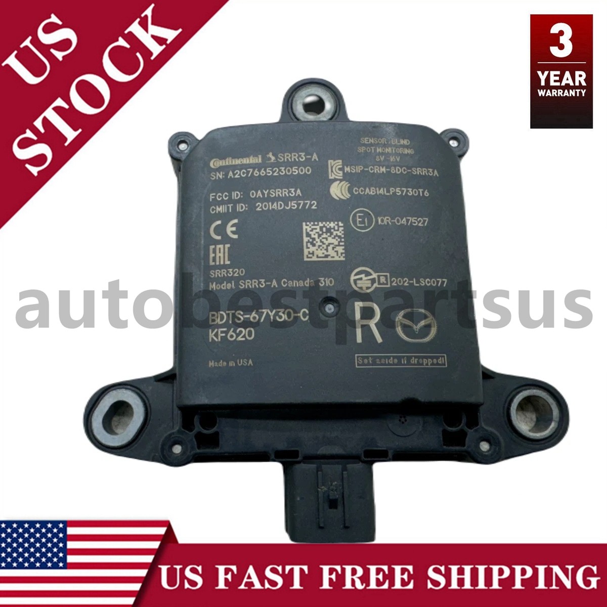 OEM Rear Blind Spot Monitor Radar Module Sensor BDTS-67Y30-C for 2020 Mazda CX30