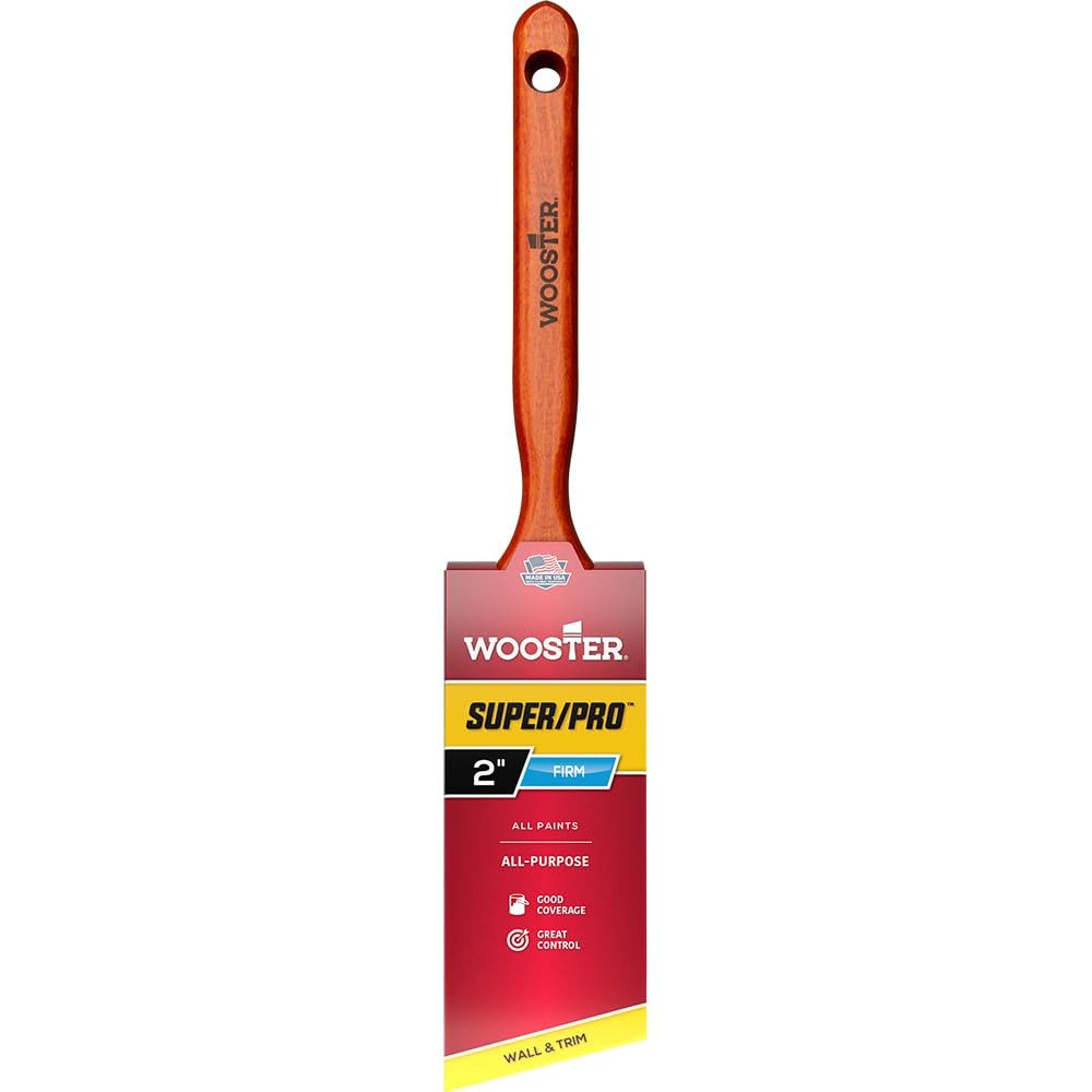 Wooster J4112-2 Super/Pro Angle Sash Paintbrush, 2-Inch