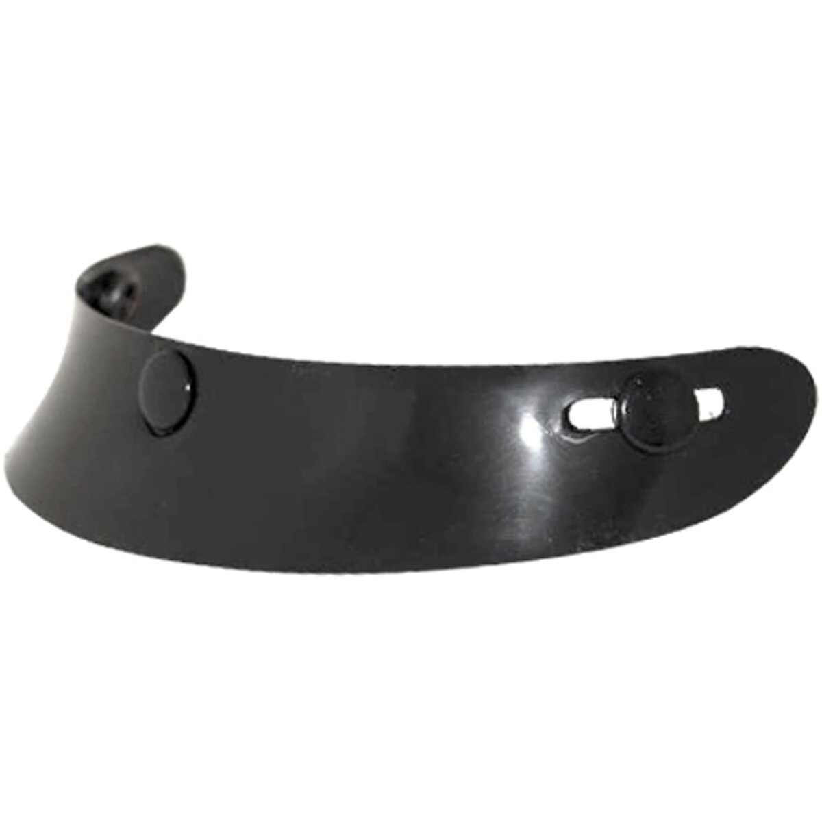 Daytona Gloss Black Mini Scoop Visor - MSV-GB gloss bla