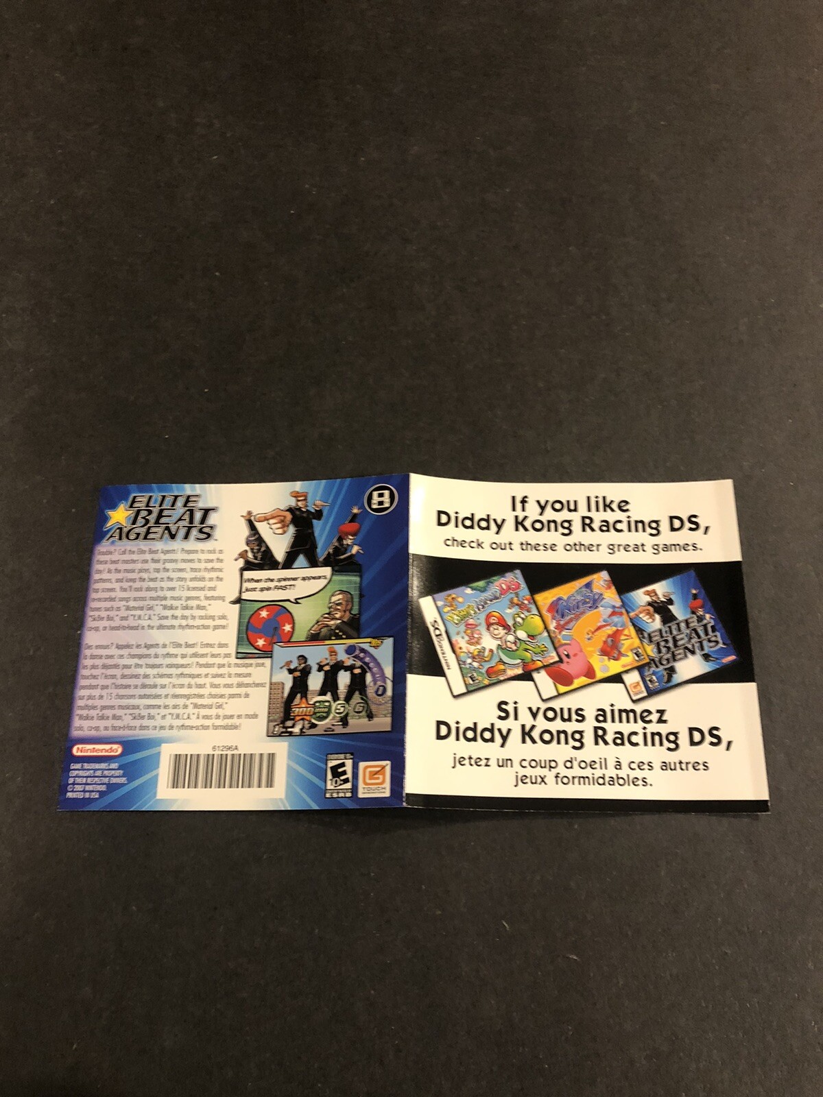 diddy kong racing Nintendo ds Insert