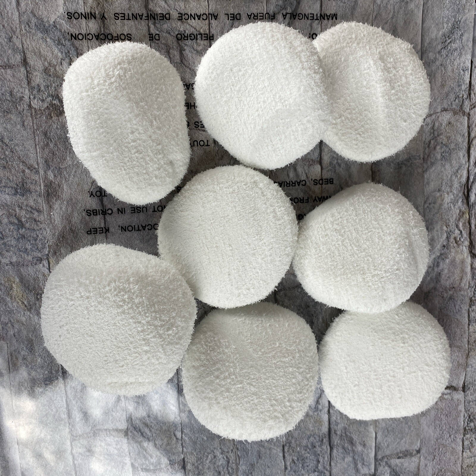 Lot Of 8 Scum Eliminating Balls Oil Absorbing Sponge For Swimming Pools Hot Tubs