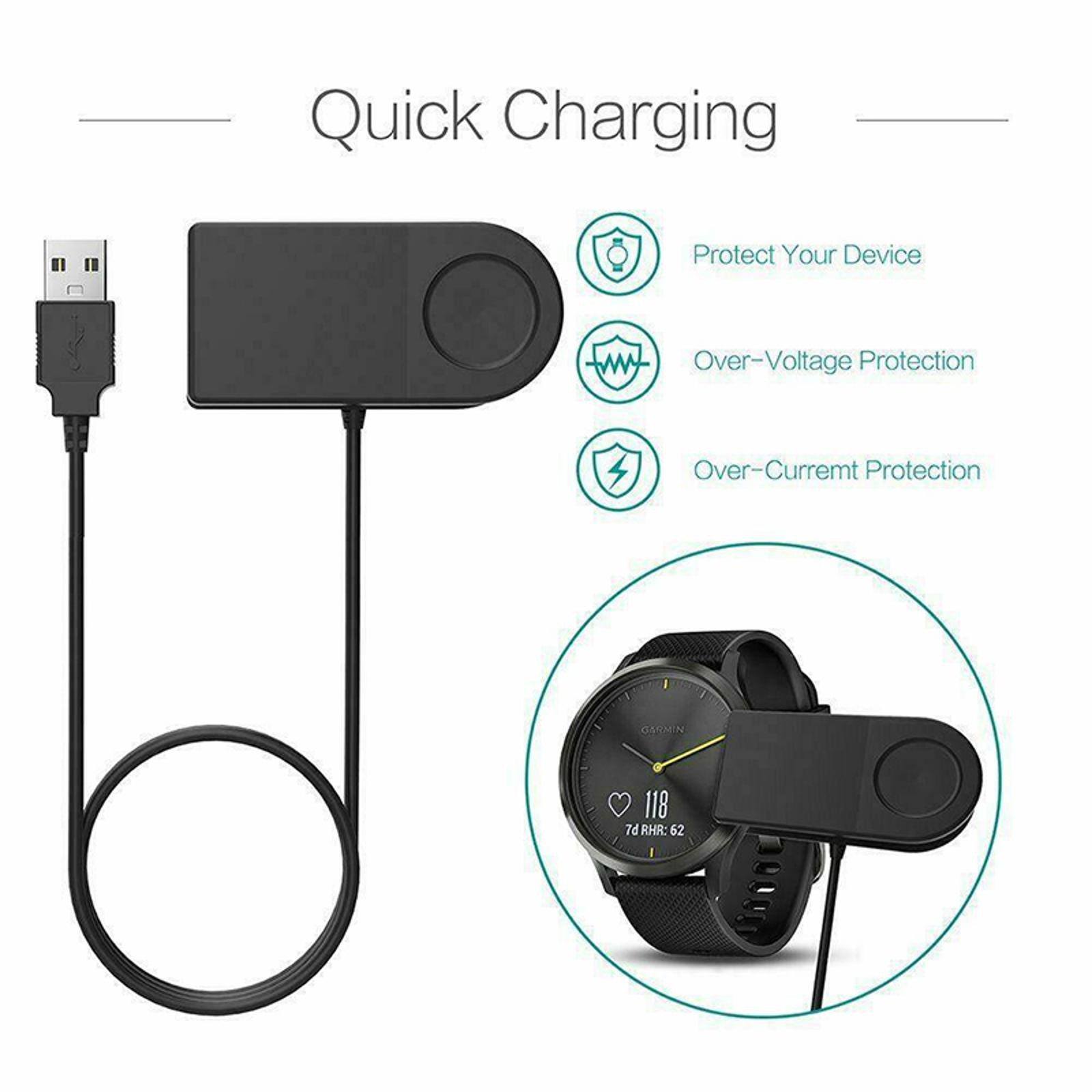 Charging Cable for Garmin Forerunner 235//230/630/735XT/Approach S20 Smart Watch