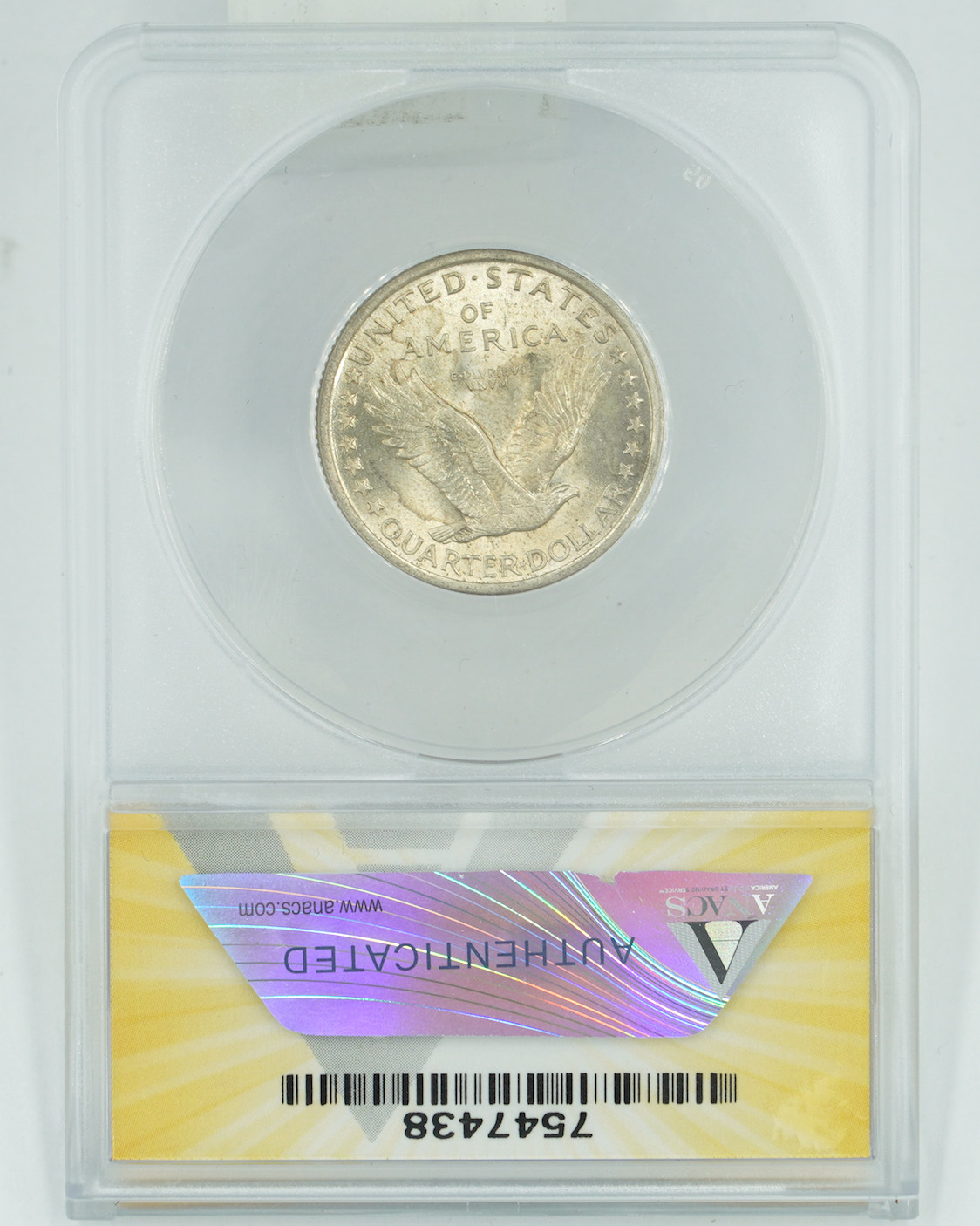 1917 ANACS MS63FH Standing Liberty Quarter Type 1