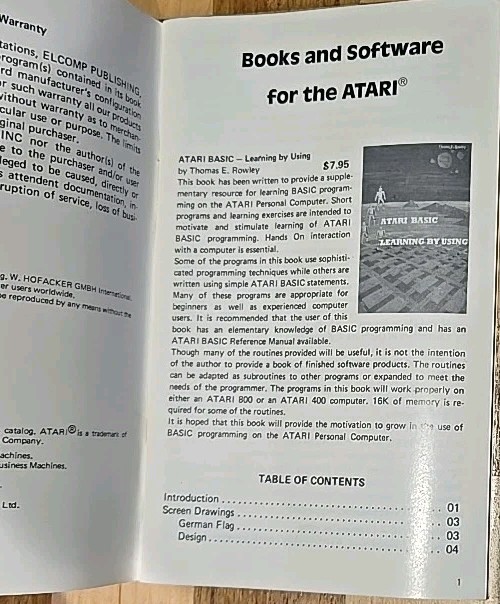 Hofacker Books, Software, Hardware Add-ons For Atari VIC-CBM-PET Sinclair-Timex