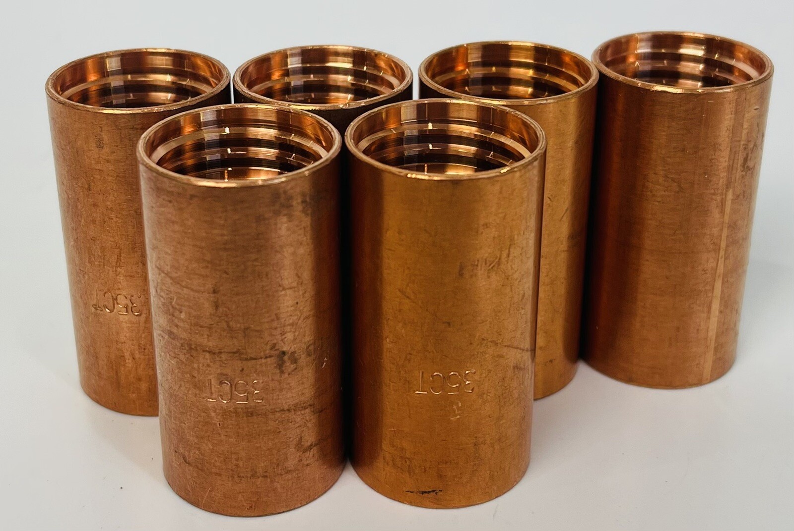 6 Pcs Profax PX 35CT Course Thread MiG Welding Insulator 1-1/16” dia. x 2”