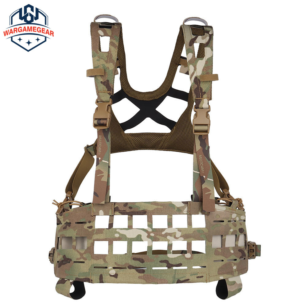 Tactical Molle Vest SPC Portable Lightweight Modular Chest Rig Quick Release