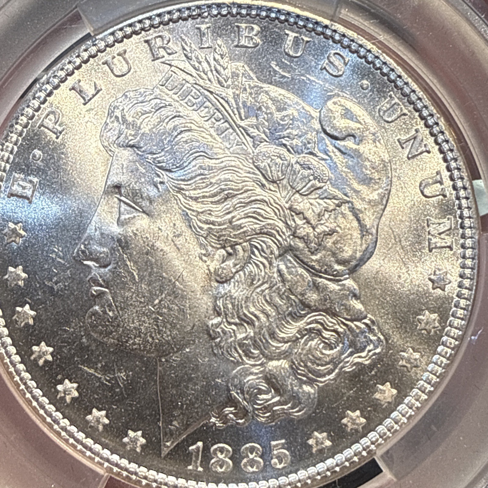 1885 P CAC MS62 Morgan Silver Dollar