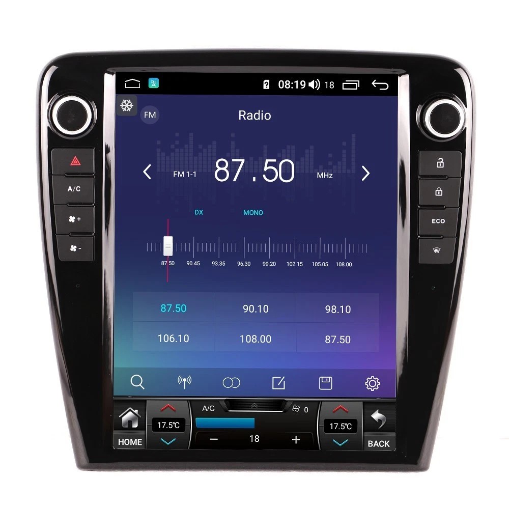 12.1" Car Radio Wireless Android Auto CarPlay 4+64GB For Jaguar XJ XJL 2010-2018