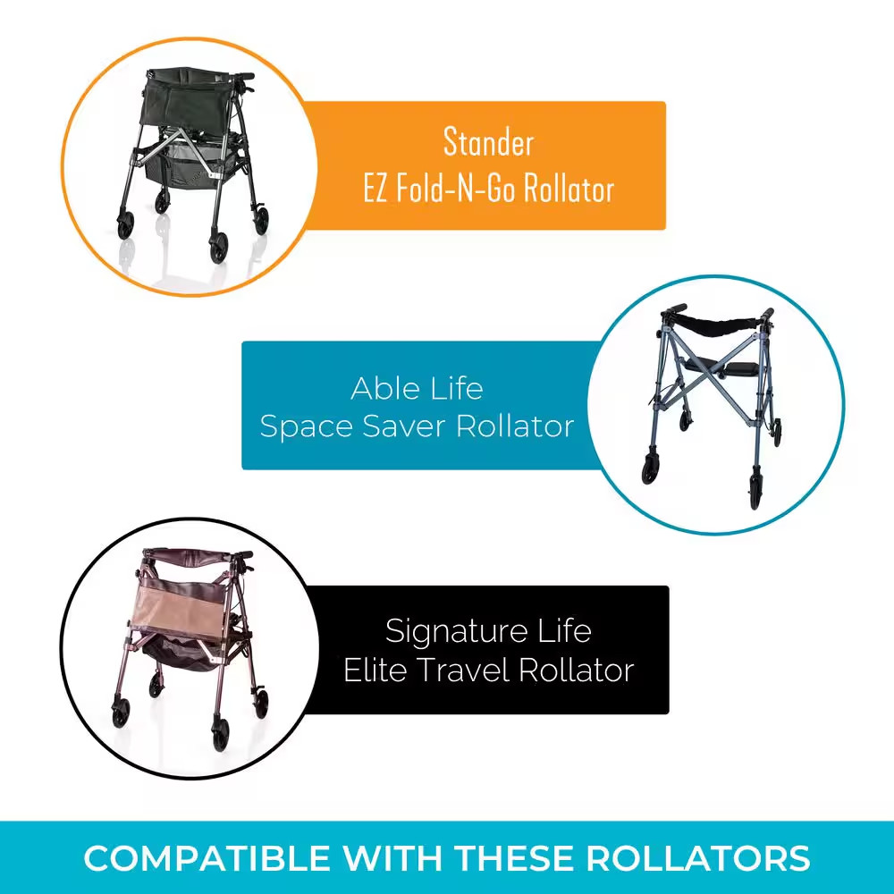 Walker 6 In. Replacement Wheels (Set of 2)