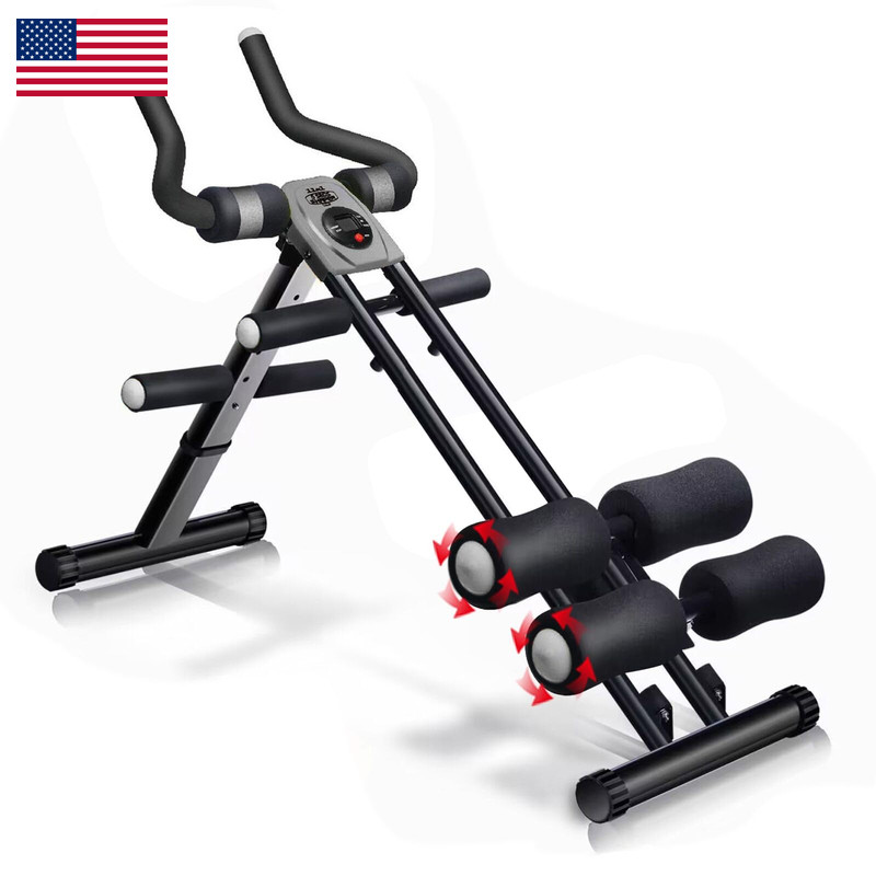 Magic Bb Foldable Ab Workout Machine For Home Gym Adjustable Core Waist Trainer