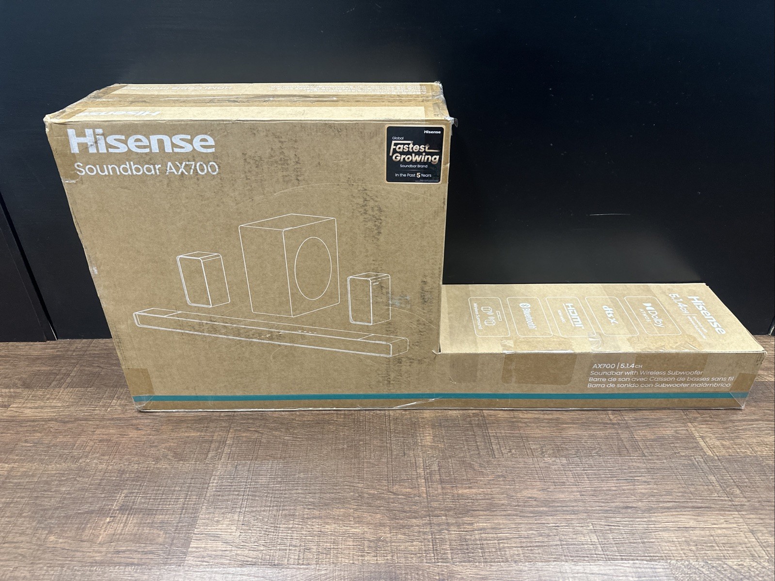 Hisense AX700 Soundbar Speakers And Subwoofer