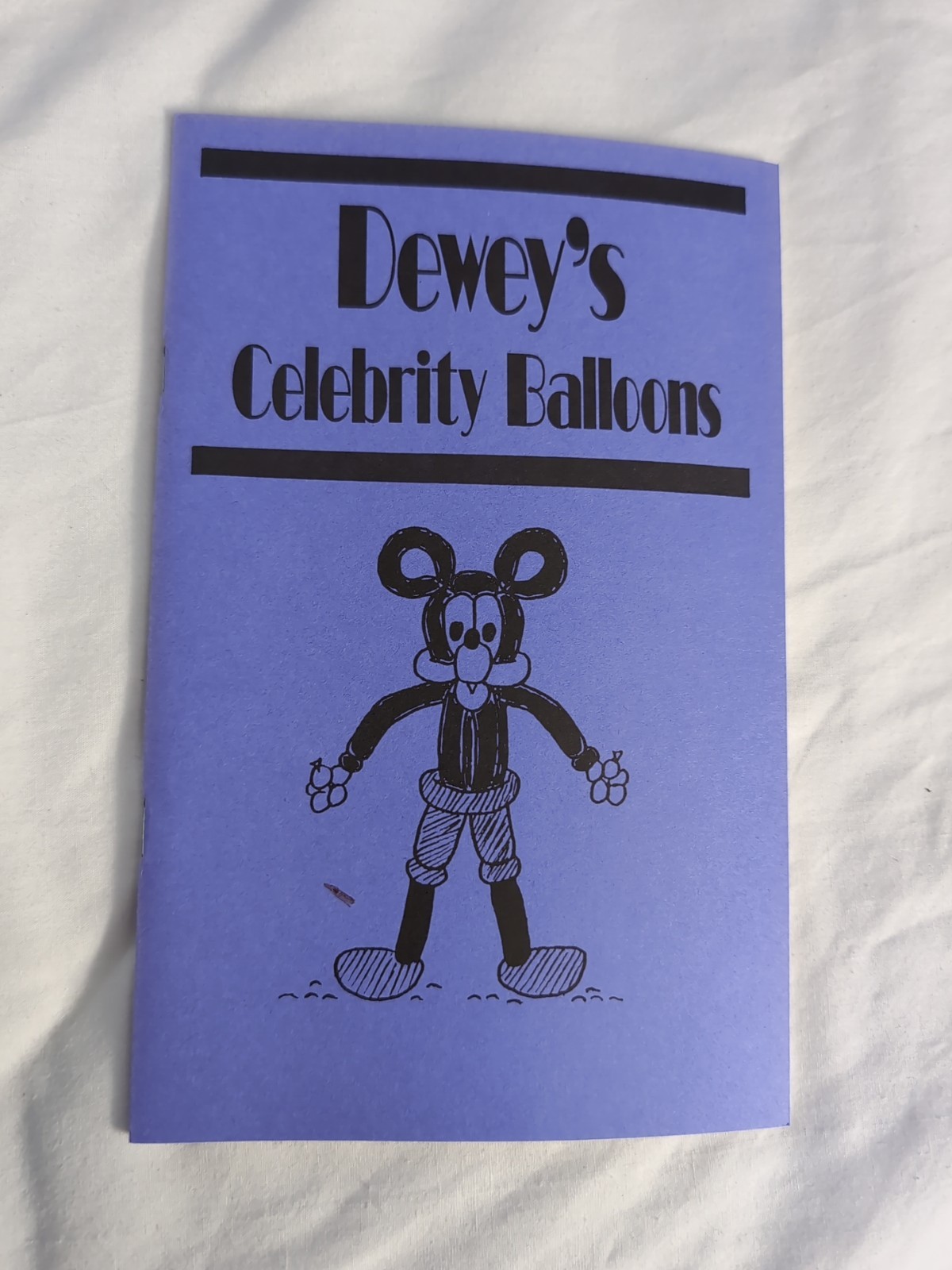 Dewey's Celebrity Balloons Booklet