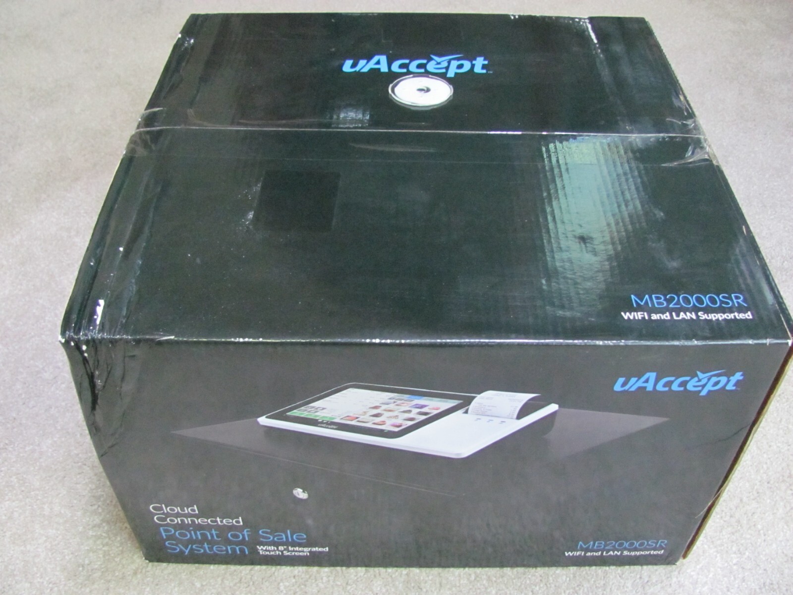 uAccept MB2000SR Cloud Connected Point of Sale System w/8” Integrated Touch Scre
