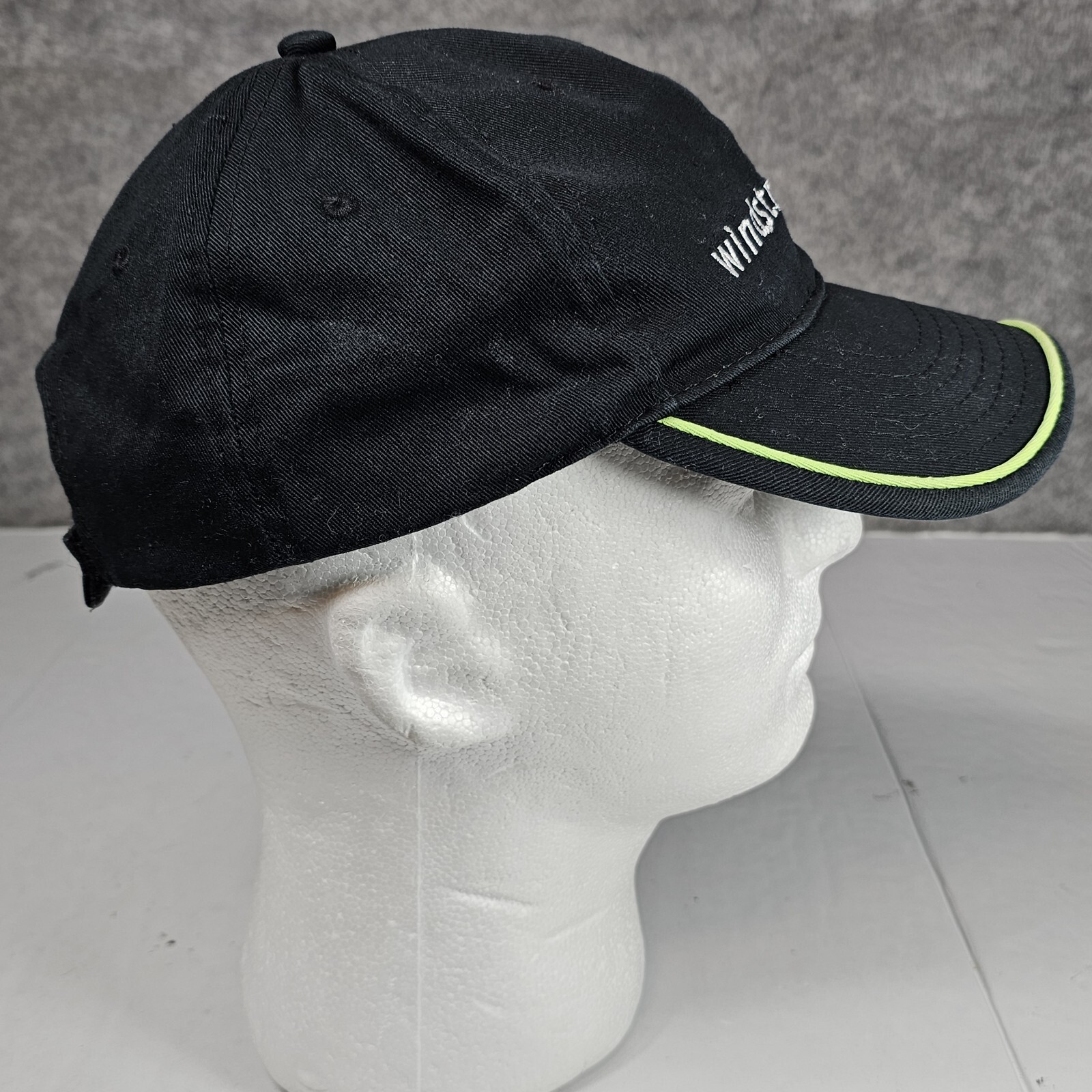 Windstream Internet Hat Cap Adult Adjustable Black Hook Loop Embroidered